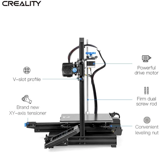 3D Drucker Bausatz Creality Ender 3 V2 + 2x INNOFIL3D Filament PLA 1.75mm 750g