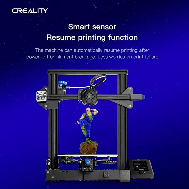 3D Drucker Bausatz Creality Ender 3 V2 + 2x INNOFIL3D Filament PLA 1.75mm 750g