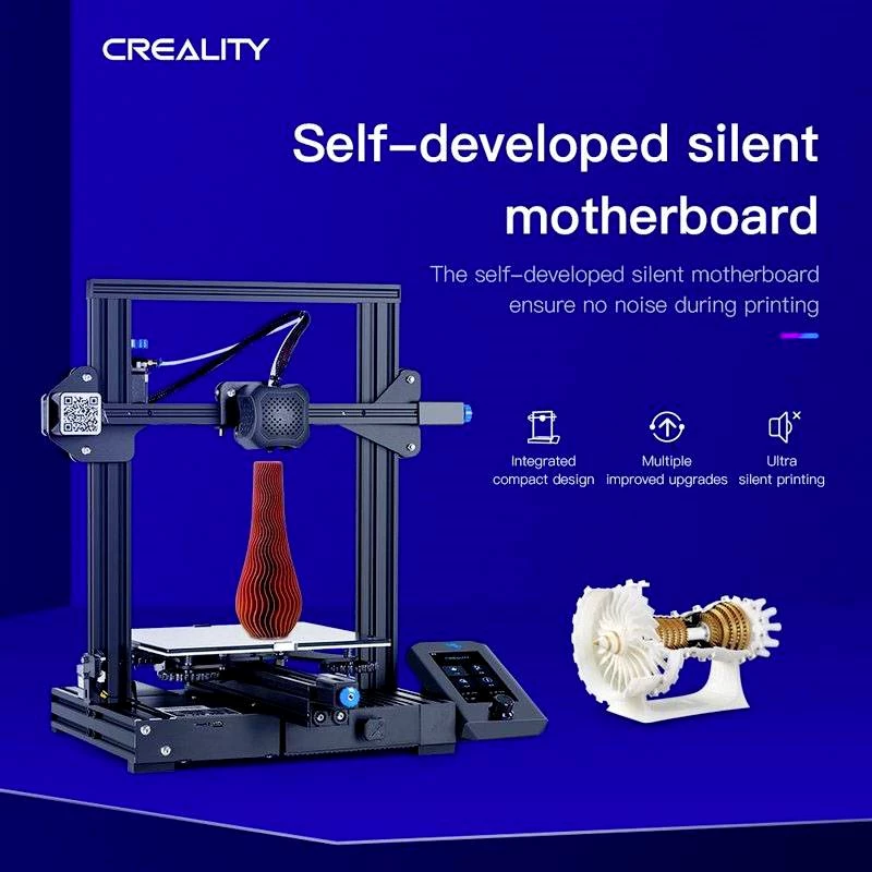 3D Drucker Bausatz Creality Ender 3 V2 + 2x INNOFIL3D Filament PLA 1.75mm 750g